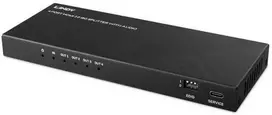 AV Skirstytuvas - LINDY 4 Prievadai HDMI 8K60 48G Sumažinimas su Garso Išvestimi