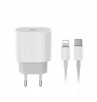 Įkroviklis Åadowarka jungiama į tinklą 20W + kabelis USB C / Lightning PD20W