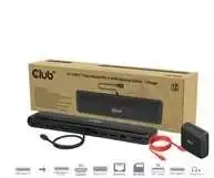 „Club 3D“ „Club3D“ USB-C prijungimo stotelė 12v1, 2xHDMI, 1xDP, 2xUSB-C, 3xUSB, 1xRJ45, 1x3,5 mm, juoda