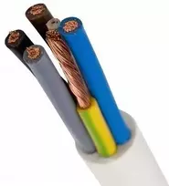 Pozostali Dirbtuvių kabelis OWY 5x1mm2 300/500V baltas ritė 100m