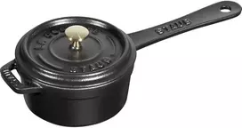 STAUB Mini ketaus puodas 250 ml, juodas