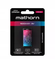 Akyga „Mathorn Ultimate“ CR123A 1500mAh ličio baterija