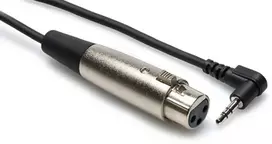 Hosa - Kabelis do kamer XLRf - TRS R 3,5mm 0,3m