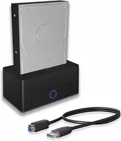 ICY BOX IB-1122-U3-B 1x SATA į USB 3.2 Gen 1 juodas