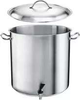 Puodas with tap and lid 18/10
