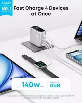 „Anker“ įkroviklis su 4 prievadų USB-C laidu, 140 W | B2697G41