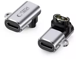 Tech-Protect Ultraboost USB-C Angle Adapteris skirtas Garmin Watch – pilkos spalvos