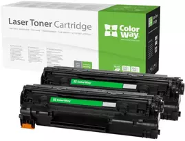 ColorWay compatible toner HP CE285A/ juodas/ 2x 1600 pages/ Dual pack