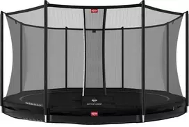 BERG Favorit InGround 430 Juodas + apsauginis tinklas Comfort