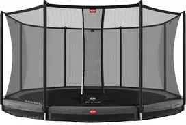 BERG Favorit InGround 380 Pilkas + apsauginis tinklas Comfort
