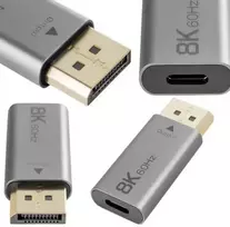 Spacetronik USB-C lizdo ir DisplayPort kištuko adapteris SPU-A32
