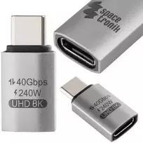 Spacetronik USB-C kištuko ir USB-C lizdo adapteris SPU-A33 240W