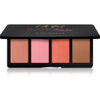 L.A. Girl Cosmetics Fanatic skaistalų paletė atspalvis Blushed Babe 4x4 g
