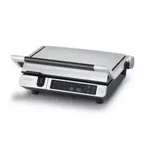 Caso Dvigubas kontaktinis grilis su termokontrole | SteakMaster Pro | Kontaktinis grilis | 2000 W | Nerūdijančio plieno / juoda