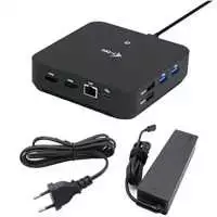 I-tec USB-C DP Dvigubas HDMI2xHDMI 4K 60Hz 1x USB-C (10Gbps) 5x USB-A (3x5Gbps) Maitinimo tiekimas 100W LAN Garsas + universalus įkrovimas 100W