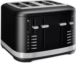 Skrudintuvas "KitchenAid" 4 riekelių skrudintuvas 5KMT4109EBM juodas nerūdijantis plienas 5KMT4109EBM, 4 tosty