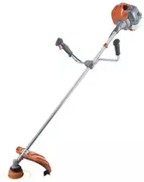Benzininė žoliapjovė, lengvas paleidimas, padalintas velenas, 51.7 cm³, 430 mm pjovimo plotis, su dvigubu peties diržu, sodo priežiūrai, žolės pjoviklis