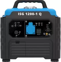 Benzininis inverterinis generatorius, nešiojama jėgainė jautriai elektronikai, 1000W nuolatinė galia, atatrankos paleidimas, 230V