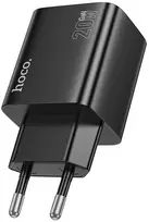 Telefono įkroviklis Hoco 2 x USB C + 2 x USB A QC3.0 PD 3A 20W N55 juodas