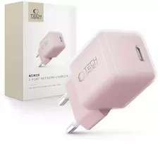 „Tech-Protect NCM25 USB-C PD 25W“ sieninis įkroviklis - Rožinė
