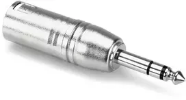 Hosa - Adapteris XLRm kištukas - 6,35 mm TRS kištukas