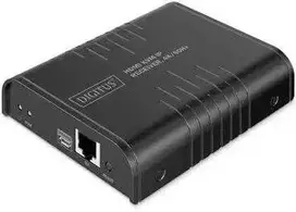Adapteris AV Digitus DIGITUS HDMI KVM IP Receiver 4K/60Hz juoda