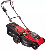 Akumuliatorinė vejapjovė Worcraft CLMS40LiBL; 2x20 V; 2x4,0 Ah akum.