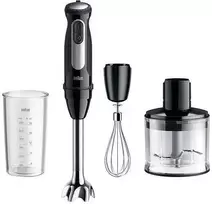 Plakiklis Braun Hand Maišytuvas | MQ55236M MultiQuick 5 Pro | Hand Maišytuvas | 750 W | Greičių skaičius 25 | Turbo mode | Juodas