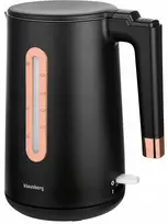 Virdulys, Elektrinis virdulys, juodas/rožinio aukso spalvos, 1,7 l, klausberg, KB-7889