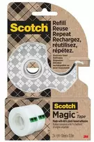 3M SCOTCH lipnios juostos dozatorius, nerūdijančio plieno + 2x Magic™ juostos 19 mm x 13,9 m, sidabrinė