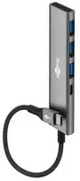 „Goobay Slim“ 4 prievadų USB šakotuvas, USB-C į USB-C/USB-A, 5Gb/s | 76562