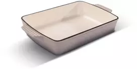 Lamart LT1304 Emaliuota ketaus skrudinimo keptuvė GELEŽINĖ, 33x23 cm