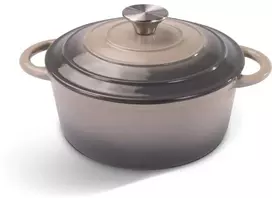 Ketaus puodas su dangteliu Lamart LT1301 22cm nerūdijančio plieno indukcinės dujos