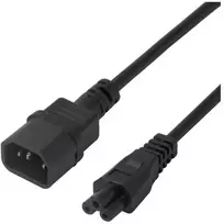 Maitinimo kabelis DELTACO IEC C14 - IEC C5, 3m, juodas / 1902270