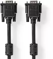 Nedis kabelis VGA 2 m VGA (D-Sub) Juodas