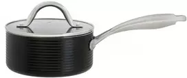 PUODAS SU RANKENĖMIS PADAŽAS SU dangteliu AMBITION RIBS 20cm 2,7L INDUKCINĖ KROSTELĖ