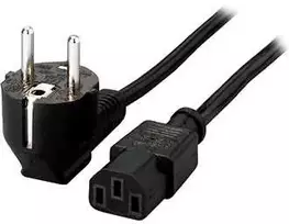 Equip High Quality Power Cord, C13 to Schuko, 1.8 m, C13 coupler, CEE7/4