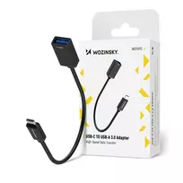 Wozinsky WOTGY1S USB-C 3.0 (male) – USB-A 3.0 (female) OTG Adapteris – juodos spalvos