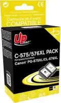 Spalvotos kasetės UPrint Canon 575/576 XL PACK 3584770127862 C-575/576XL-PACK-UP (3584770127862)