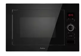 Amica AMMB25E3GB Built-in microwave orkaitė 25 L 900 W Juodas