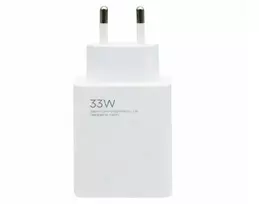 XIAOMI oryginalna kroviklis jungiama į tinklą USB A QC3.0 3A 33W MDY-16-EF balta bulk