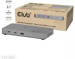 Šakotuvas Club 3D I/O Hub Thunderbolt 5-in-1