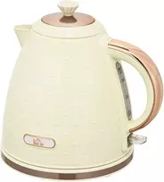 HOMCOM Virdymo Virdulys, 2200W, Vandens Lygio Indikatorius, Filtras, Greitas Virimas, Smėlio spalvos
