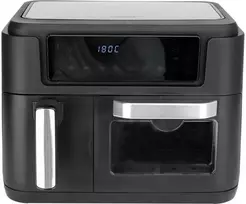Gruzdintuvė be riebalų, dviejų krepšelių gruzdintuvė, 2400W, 3.5L + 7.5L, skaitmeninis valdymas, sveikas gaminimas, universalus virtuvės prietaisas