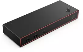„Lenovo ThinkPad USB4 Smart Dock 5500“ (su 135 W adapteriu) | „DisplayPorts“ jungčių kiekis: 2 | HDMI jungčių kiekis: 1 | 100 W