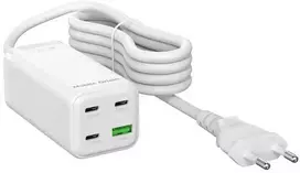 „Mobile Origin GaN“ 100 W kompaktiškas „MultiHub“ įkroviklis PW18 su 3 USB-C + USB-A jungtimis