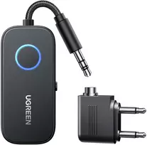 Odbiornik / nadajnik Bluetooth 5.3 Ugreen CM671, mini jack 3.5mm, 300mAh + adapter samolotowy