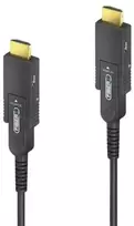 Puretools „FiberX“ serija – „Micro HDMI/HDMI 4K“ šviesolaidinis prailginimo kabelis – 10 m