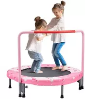 Vaikiškas batutas, sulankstomas mini batutas, lauko/vidaus, 95.5 cm, mažyliams, šokinėjimo priemonė, žaidimų aikštelė