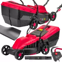 Elektrinė vejapjovė, 2200W su laidu, 32cm pjovimo plotis, su 30L surinkimo krepšiu, reguliuojamas aukštis
